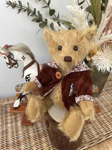 Harold 33cm Fully Jointed Mohair Handmade Collectable Teddy Bear