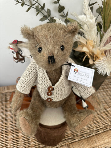 Mr Bear 38cm Mohair Handmade Collectable Teddy Bear