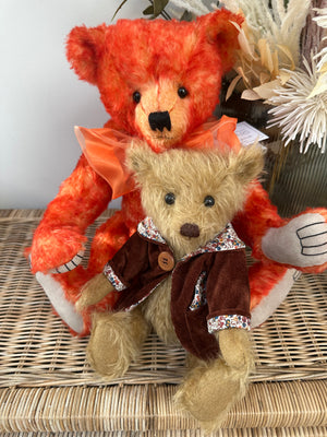 Harold 33cm Fully Jointed Mohair Handmade Collectable Teddy Bear