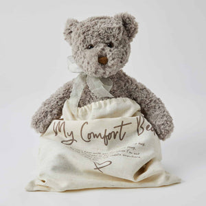 Darcy My Comfort Grey Plush Teddy Bear