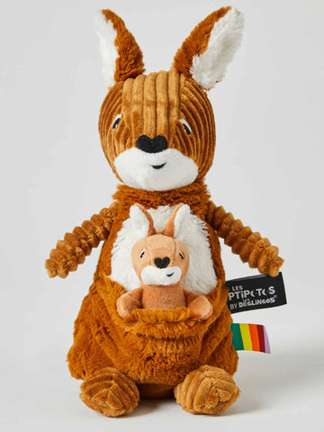 Kangaroo Mum & Baby  Little Mates Children's Baby Plush Toy