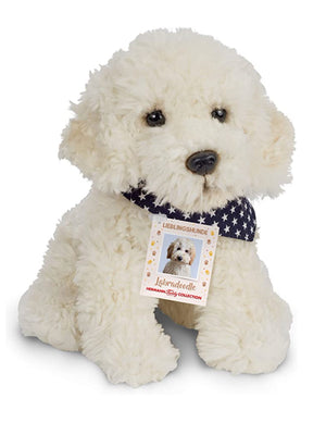 Labradoodle sitting 28cm Hermann Plush Puppy Dog