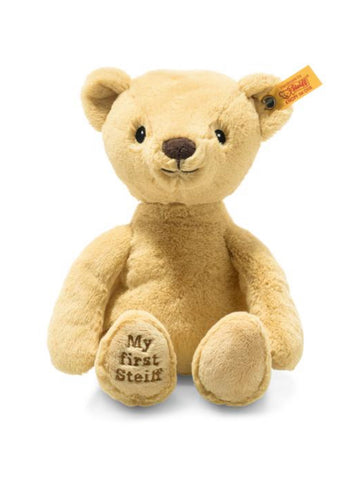 My First Steiff Gold Small 26cm Plush Baby Teddy Bear