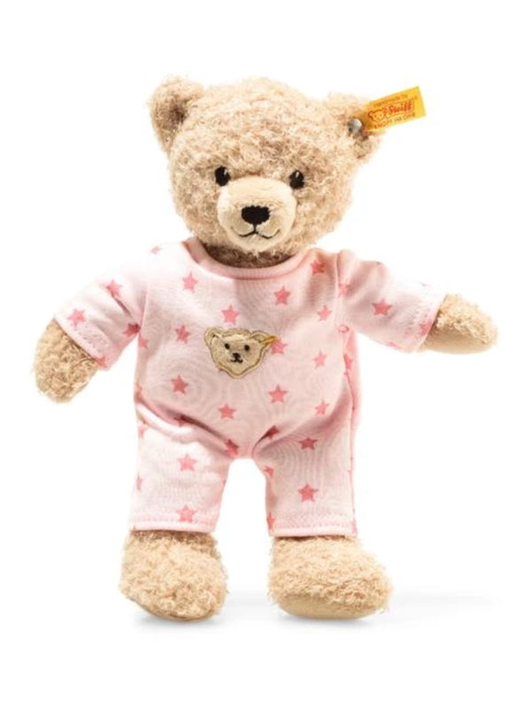Teddy and Me Baby Girls Steiff Plush 25cm Teddy Bear in Pink Pyjama's.