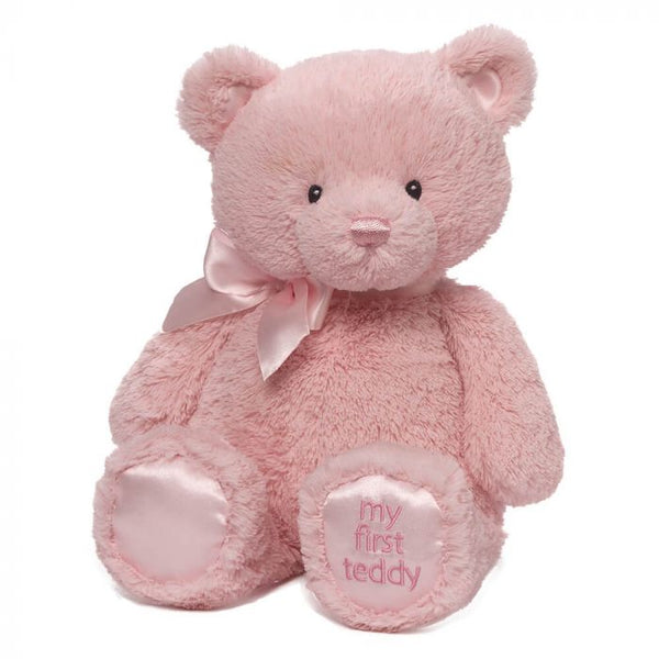 My First Plush Pink Gund Large 38cm Baby Teddy Bear