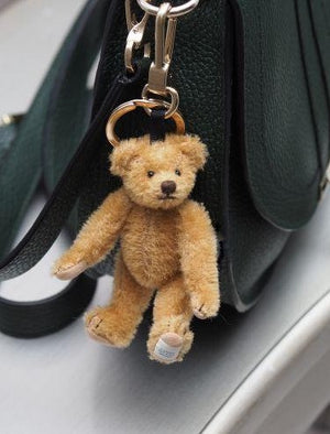 Mini Edward Teddy Bear Key Charm Ring inspired by A Milne's Winnie The Pooh