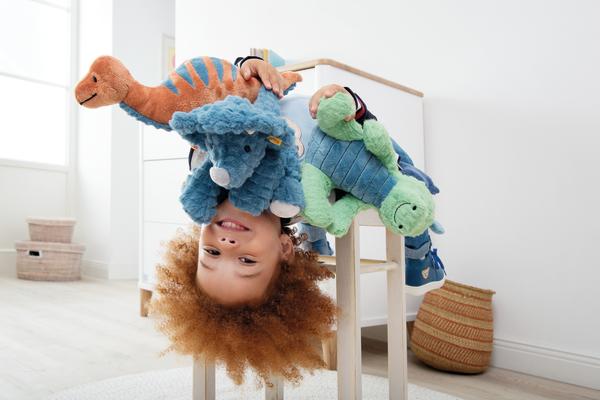 Spott Green Stegosaurus 28cm Steiff Plush Children's Dinosaur Toy