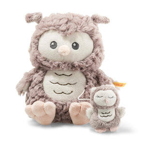 Ollie Owl 21cm Steiff Plush Music Box Soft Cuddly Friends Collection