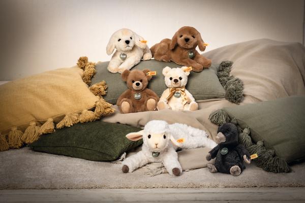 Lenny Tobacco Brown Labrador Steiff Soft Plush Teddies for Tomorrow Children's Puppy Dog