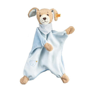 Good Night Puppy Dog Steiff Baby Blue Soother Comforter