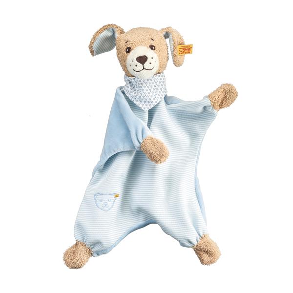 Good Night Puppy Dog Steiff Baby Blue Soother Comforter