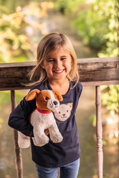 Snuffy Dog Steiff 27cm Soft & Cuddly Children's Toy Puppy.