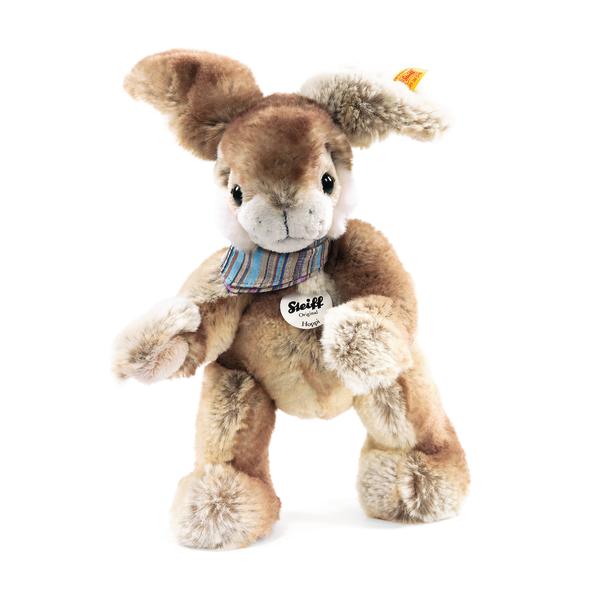 Hoppi Dangling 26cm Steiff Plush Brown Bunny Rabbit Children's Toy