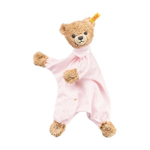 Sleep Well Steiff Baby Pink Bear Comforter