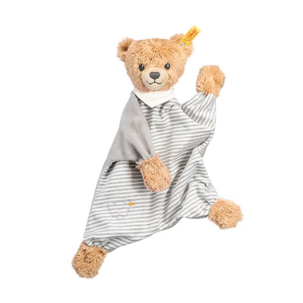 Sleep Well Steiff Baby Grey Newborn Bear Comforter