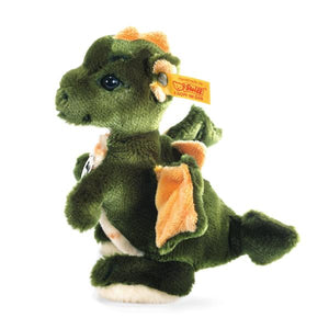 Raudi Small Green Steiff 17cm  Plush Children's Dragon
