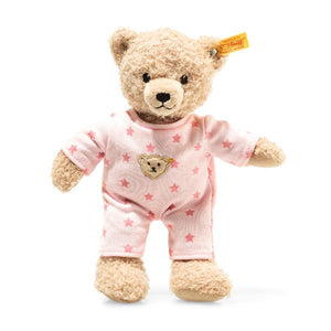 Teddy and Me Baby Girls Steiff Plush 25cm Teddy Bear in Pink Pyjama's.