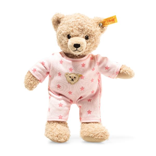 Teddy and Me Baby Girls Steiff Plush 25cm Teddy Bear in Pink Pyjama's.