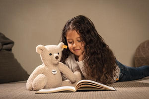 Mama Plush Teddy Bear Steiff 36cm Soft Beige Plush Teddy Bear